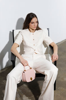 Tiffany Production Elegantni sako kratkih rukava